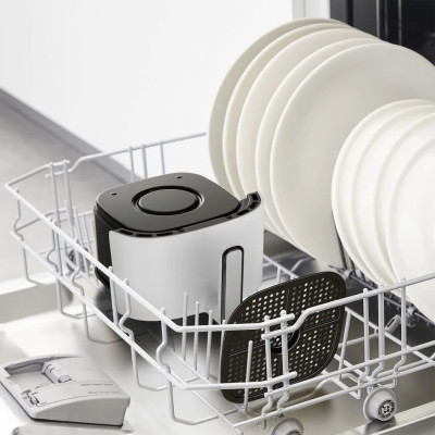 Мультипечь Tefal EasyFry Compact, 1300Вт, чаша-3л, сенсорное управление, 10 программ, пластик, белый