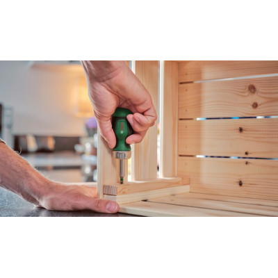 Викрутка Bosch з тріскачкою 6 насадок