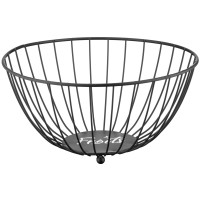 Корзина фруктовница Ardesto Midori 28х28х13см, металл, черный