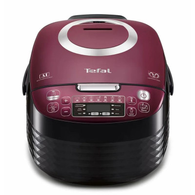 Мультиварка Tefal Spherical, 750Вт, чаша-4л, електронне керув., пластик, чорно-бордовий Мультиварка Tefal Spherical, 750Вт, чаша-4л, електронне керув., пластик, чорно-бордовий