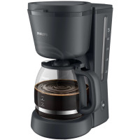 Кавоварка Philips крапельна Essentials Collection, 1.38л, мелена, підтримка температури, темно-сірий Кавоварка Philips крапельна Essentials Collection, 1.38л, мелена, підтримка температури, темно-сірий