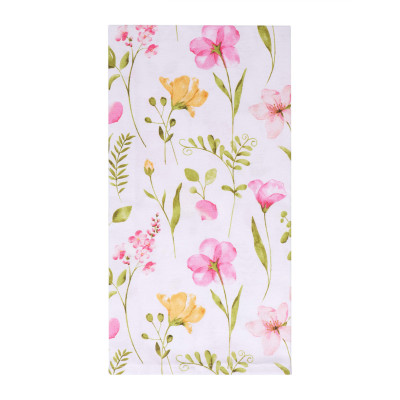 Рушник для кухні ARDESTO Spring flowers 50x68см, 100% бавовна, білий