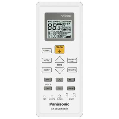 Кондиціонер Panasonic Super Compact BZ 35м2 інвертор 12000BTU 3.3кВт A++/A+ -15°С R32 білий
