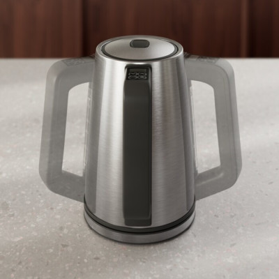 Електрочайник Electrolux 1.7л, Strix, дисплей, метал, підтримка температури, нерж. сталь (E5K1-6ST)