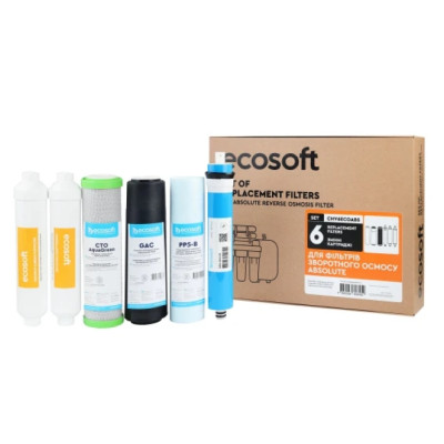 Комплект картриджів Ecosoft Absolute (12 місяців)