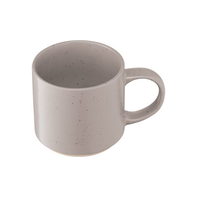 ARDESTO Чашка Alcor, 420 мл, сіра, кераміка