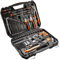 Neo Tools Набір інструменту, 143шт, універсальний, CrV та S2 Neo Tools Набір інструменту, 143шт, універсальний, CrV та S2