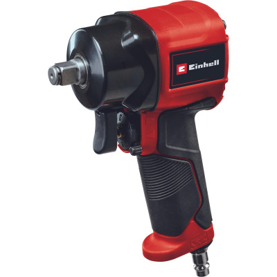 Einhell Гайкокрут пневматичний TC-PW 610 Compact, 610Нм, 6.3бар, 142л/хв, М14, 3 головки, кейс, 1.14кг