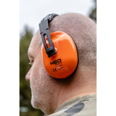 Neo Tools Навушники захисні, SNR 25дБ, категорія III, 0.18кг, помаранчевий Neo Tools Навушники захисні, SNR 25дБ, категорія III, 0.18кг, помаранчевий