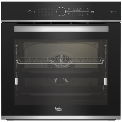 Духовой шкаф Beko электрический, 72л, A+, дисплей, конвекция, телескоп, нерж (BBIMM13400XCSW)