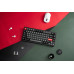 Клавіатура механічна Lemokey  P1 Pro 84Key, Keychron Super Red, WL/BT/USB-A, QMK/VIA, Hot-Swap, EN/UKR, RGB,  Knob, Carbon Black