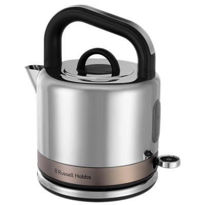 Электрочайник Russell Hobbs Distinctions Titanium, 1.5л, Strix, металл, серебристо-медный Электрочайник Russell Hobbs Distinctions Titanium, 1.5л, Strix, металл, серебристо-медный