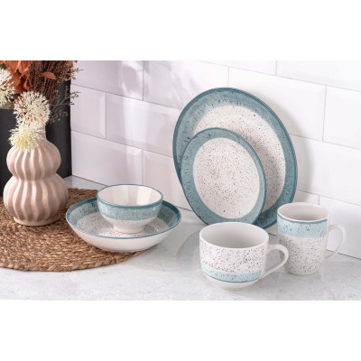 Чашка ARDESTO Siena, 500мл, порцеляна, біло-блакитний