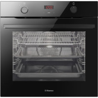 Духовка электр. Hansa, 60см, 77л, A,  гриль, емаль легкого очищення, диспл., чорний Духовка электр. Hansa, 60см, 77л, A,  гриль, емаль легкого очищення, диспл., чорний