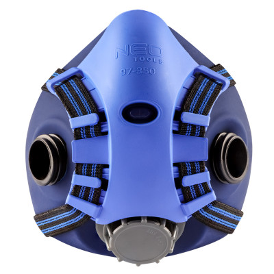 Neo Tools 97-350 Силіконова напівмаска на два фільтруючих патрона (без фільтруючих патронів)