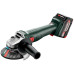 Шліфмашина кутова акумуляторна Metabo W 18 L 9-125 125мм 18В 2х4А·год 8500об/хв 2.3кг