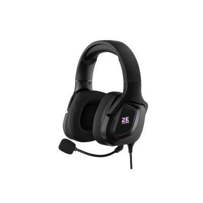 Гарнитура игровая 2E GAMING HG340, 7.1, USB-A, RGB, 2м, черный (2E-HG340BK)