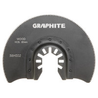 Насадка для багатофункціонального інструменту GRAPHITE, диск пильний, 85мм, HCS по дереву Насадка для багатофункціонального інструменту GRAPHITE, диск пильний, 85мм, HCS по дереву