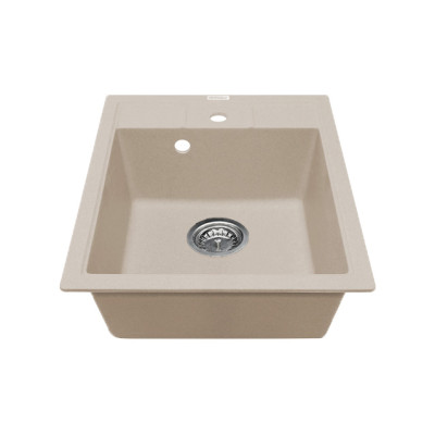 Мийка кухонна Adamant Brick, штучний камінь, квадрат, без крила, 460x515x200мм, чаша - 1, врізна, Avena