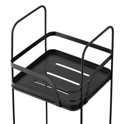 Полиця ARDESTO Vigor 2-ярусна 16х15.5х40см, метал, поліпропілен, чорний
