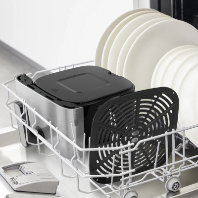 Tefal Мультипіч Easy Fry Mega, 1700Вт, чаша-7.5л, сенсорне керув., 8 програм, пластик, чорний