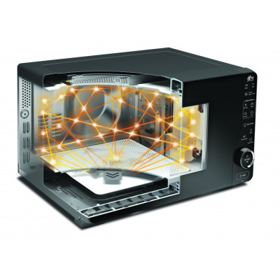 Whirlpool Мікрохвильова піч, 25л, електронне упр., 800Вт, гриль, дисплей, чорний Whirlpool Мікрохвильова піч, 25л, електронне упр., 800Вт, гриль, дисплей, чорний