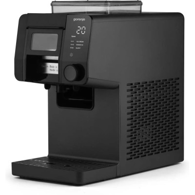Морозивниця Gorenje 3 в 1, 210Вт, чаша-1л, 35 кг - 24 год., слаші, лід, морозиво, електронне управління, чорний Морозивниця Gorenje 3 в 1, 210Вт, чаша-1л, 35 кг - 24 год., слаші, лід, морозиво, електронне управління, чорний
