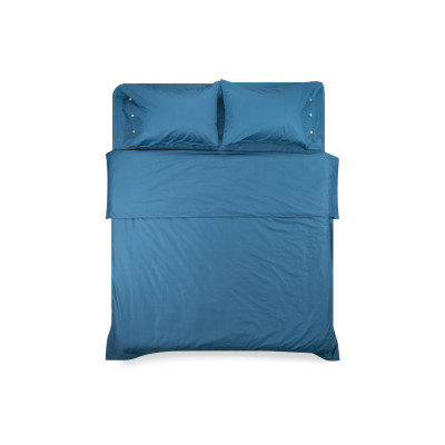 Простирадло ARDESTO Mix&Match, 180х240см, 100% бавовна, сатин, синій