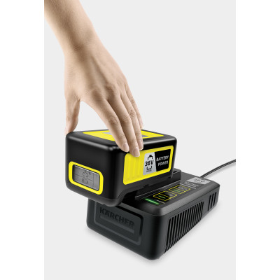 Karcher Швидкозарядний набір, зарядний пристрій, акумулятор 36В, 2.5Ач Karcher Швидкозарядний набір, зарядний пристрій, акумулятор 36В, 2.5Ач
