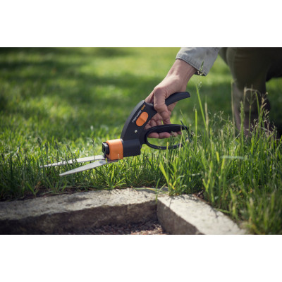 Ножиці для трави Fiskars Servo-System GS42, пряме лезо, 32.2см, 0.26кг