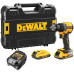 Шурупокрут-дриль акумуляторний DeWALT XR Li-Ion 18В акб 2х2А·год 74Нм 0-450·0-1650об/хв кейс TSTAK, ЗП 1.12кг