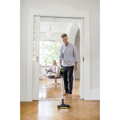 Karcher Пилосос безпровідний VC 7, 350Вт, конт пил -0.8л, автон. робота до 60хв, вага-2.57кг, НЕРА, білий Karcher Пилосос безпровідний VC 7, 350Вт, конт пил -0.8л, автон. робота до 60хв, вага-2.57кг, НЕРА, білий