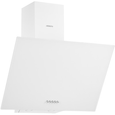 Витяжка Ardesto похила, 60см, 900м3ч,  скло, 2х1Вт LED, кнопкове, білий
