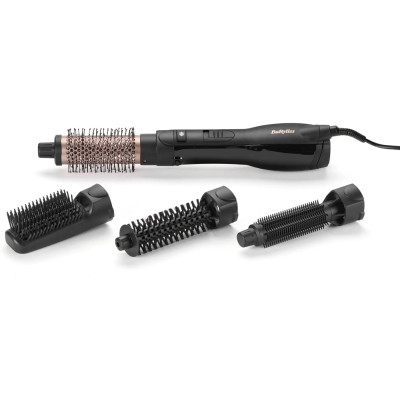 Фен-щітка Babyliss Smooth Finish, 1200Вт, 3 режими, іоніз-я, хол. обдув, кераміка, чорний Фен-щітка Babyliss Smooth Finish, 1200Вт, 3 режими, іоніз-я, хол. обдув, кераміка, чорний