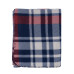 Плед ARDESTO Fleece 130x160см, 100% поліестер, клітинка, синьо-бордовий