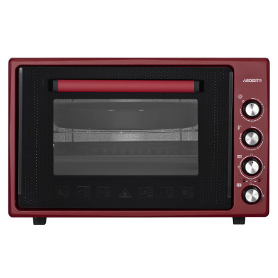 Піч електрична ARDESTO, 70л, 2000Вт, механіч., подвійне скло, рожен, малиновий