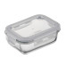Контейнер для хранения пищевых продуктов Ardesto Gemini 0.38л, боросиликатное стекло, пластик, прямоугольный, прозрачный
