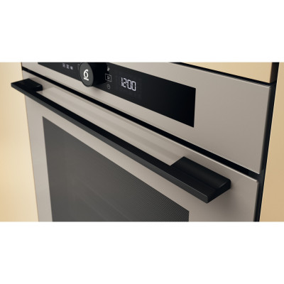 Духова шафа Whirlpool електрична, 73л, A+, дисплей, конвекція, піроліз, телескопічні напрямні, бежевий