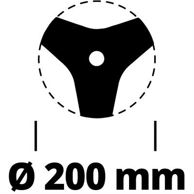 Ніж для тример-коси Einhell Agillo 200мм
