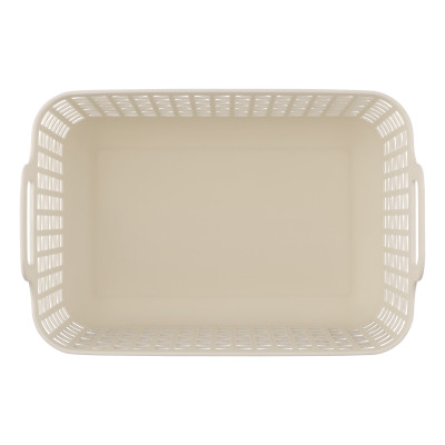 Кошик для зберігання ARDESTO 33x22.5x25.2см, 12.5л, пластик PP, бежевий Кошик для зберігання ARDESTO 33x22.5x25.2см, 12.5л, пластик PP, бежевий