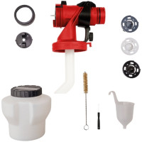 Набір до акумуляторного фарборозпилювача Einhell TE-SY 18/90 Li 1200мл голова 3 форсунки