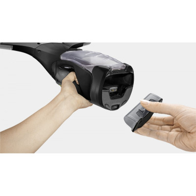Karcher Пилосос віконний WV 5 Plus, вода -0.1л, автон. робота до 35хв, вага-0.7кг, чорний Karcher Пилосос віконний WV 5 Plus, вода -0.1л, автон. робота до 35хв, вага-0.7кг, чорний