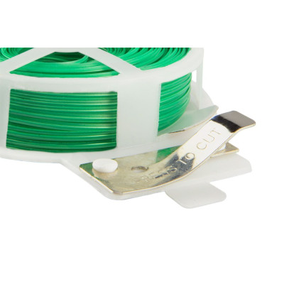 Проволока садовая Verto, ПВХ-оболочка, с обрезчиком, 0.15смх50м, зеленый (15G530) Проволока садовая Verto, ПВХ-оболочка, с обрезчиком, 0.15смх50м, зеленый (15G530)