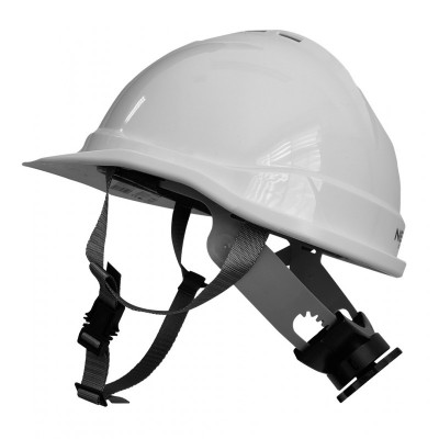 Каска захисна Neo Tools, пластик ABS, пряжка для регулювання, білий