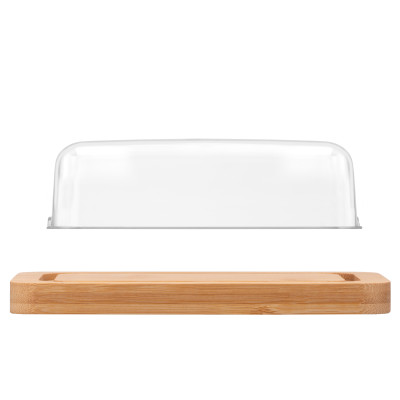 ARDESTO Маслянка Midori, 19х12.5х6см, бамбук, пластик ARDESTO Маслянка Midori, 19х12.5х6см, бамбук, пластик