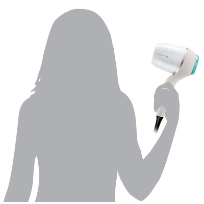 Фен Remington HYDRAluxe PRO, 2200Вт, 3 режими, дифузор, іоніз-я, хол. обдув, білий