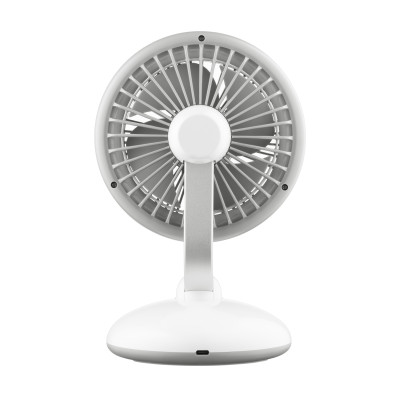 Вентилятор ARDESTO AviaFan FT-F3600W настільний, 12см, акумулятор, підсвічування, USB-A Type-C, білий