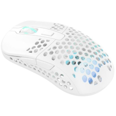 Миша Xtrfy M42, WL/USB-A, RGB, білий