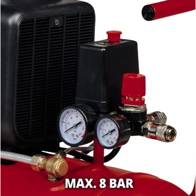 Einhell Компресор повітряний TC-AC 270/50/8, масляний, 1800Вт, 50л, 270л/хв, 8бар, 30.08кг