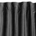 Штора ARDESTO 150х270см, велюр, 100% поліестер, сірий